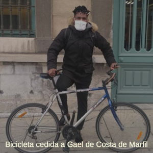 bicicleta cedida a Gael gael