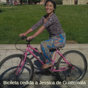 bicicleta cedida a Jessica jessica
